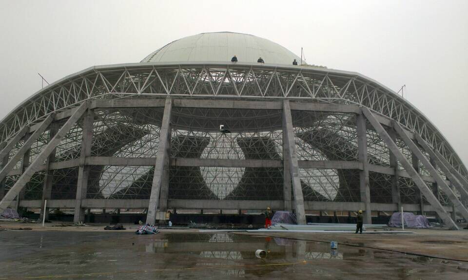 盖州温泉馆网架工程